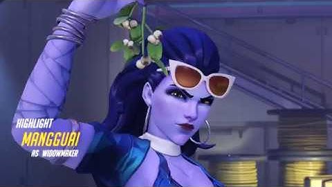 Widowmaker kills Sneaky Doomfist and Genji