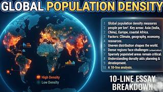 Global Population Density A short essay