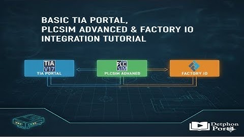 Basic TIA Portal, PLCSIM Advanced & Factory IO Integration Tutorial