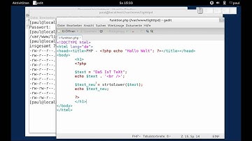 PHP-Programmierung - Funktionen