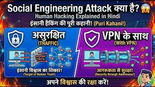 Social Engineering Attack क्या है? 😱 | Human Hacking Explained in Hindi #trend #hacker