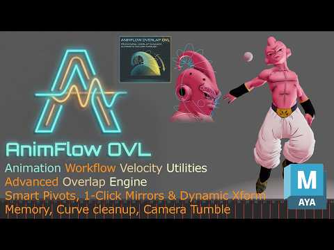 Maya Parent-Child Animation in 2 Clicks (No Locators/Constraints!) | AnimFlow OVL Tutorial