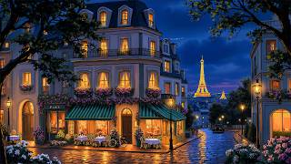 somewhere in 1950s paris with oldies drifting from another room