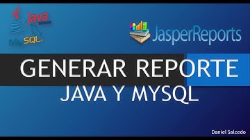 Reporte  con Java y Mysql Ireports