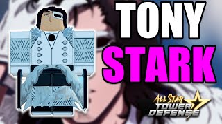 TONY STARK IS INSANE! | NEW 5 STAR UNIT SHOWCASE | Roblox All Star Tower Defense Showcase