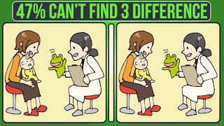 Find the differences (47% can't find) | Find 3 Differences