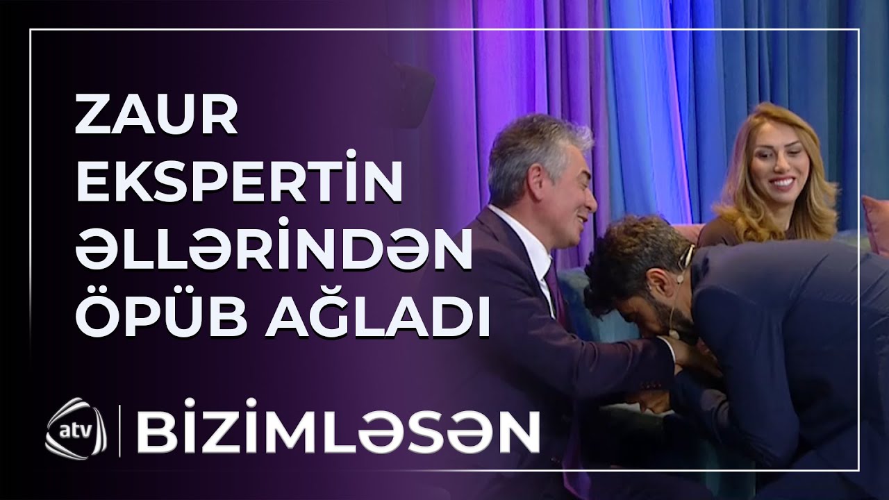 “Əllərinizdən öpmək istəyirəm” – Zaur gözyaşlarını saxlaya bilmədi / Bizimləsən