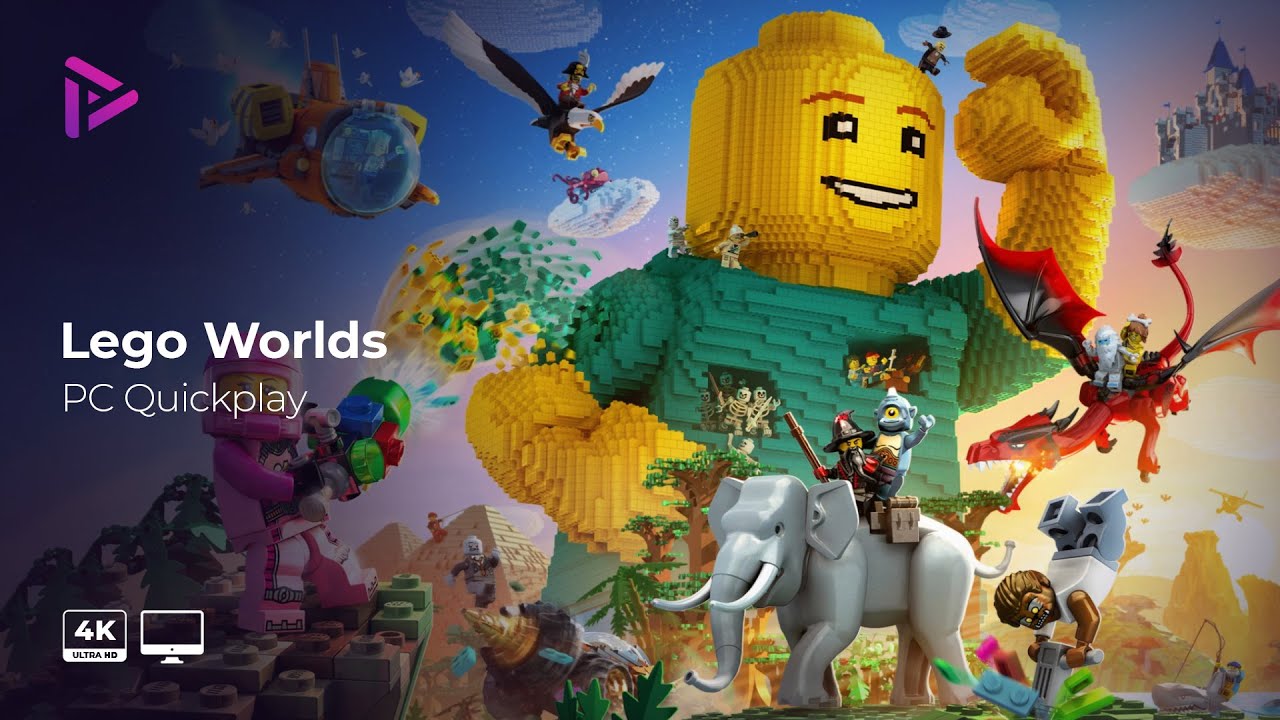 Lego Worlds Quickplay [PC Gameplay][4k - 60fps][No Commentary] - YouTube
