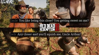 The Gangs Reaction to Arthur Being Too Close to Them | RDR2