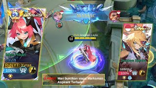 LAYLA VS LESLEY!! Pembuktian Siapa Marksman Aspirant Terbaik!! - MLBB