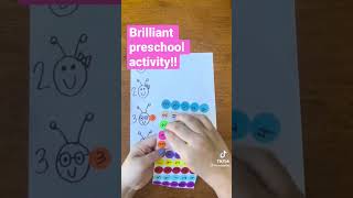 BRILLIANT Preschool Activity Using Dot Stickers!!!