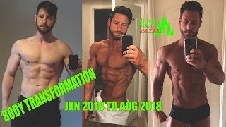 Henny Seroeyen his BodyTransformation from Jan2018 to Aug2018