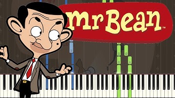 Mr. Bean Theme Piano Tutorial *FREE SHEET MUSIC IN DESC.*