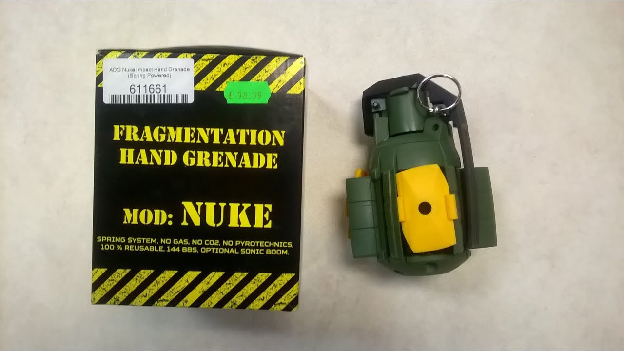 Grenade Ananas Spring Fragmentation Nuke ADG Airsoft - ADG001