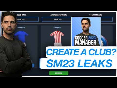 CREATE A CLUB??? | New Official Soccer Manager 2023 Leaks! | SM23 News