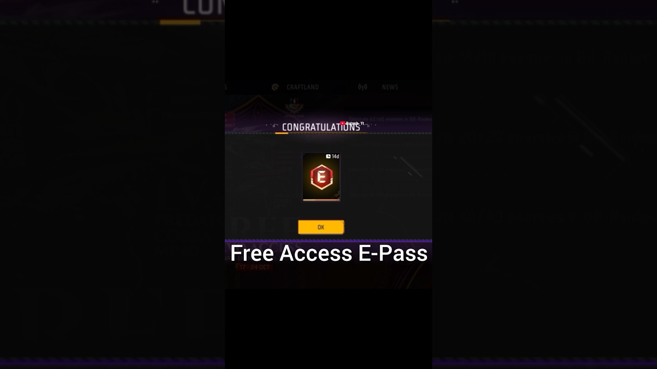 free fire free access evo gun with e pass 😄 || 