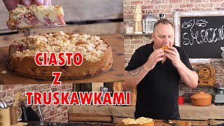 Błyskawiczne i pulchne ciasto z truskawkami jak u Babci / Oddaszfartucha