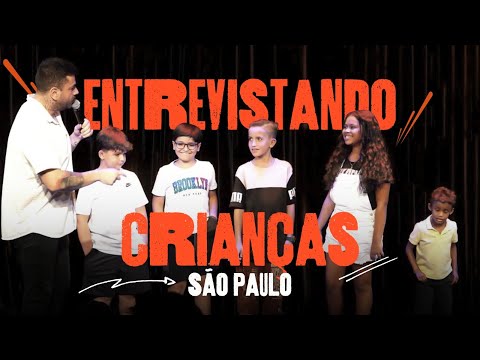 SERGINHO LACERDA - ENTREVISTANDO CRIANÇAS EM SÃO PAULO