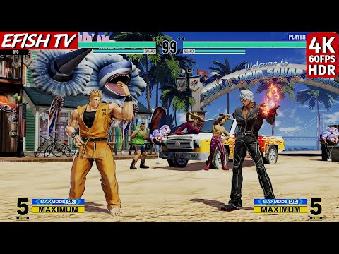 Ryo Sakazaki vs K' (Hardest AI) - KOF XV