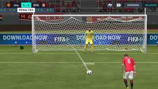 Manchester United vs breliam with penalty shotout viral
