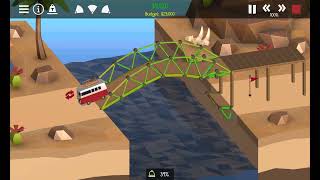 Poly Bridge 2 World 4 Level 4-10 (Drawbridge in Disguise) Easy, Cheap, and Innovative Solution