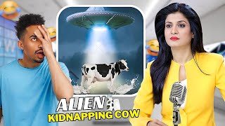 ALIEN KIDNAPPING COW! FUNNY INDIAN NEWS