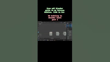 Bevel and inset explained in Blender 3D #b3d #blendertutorial