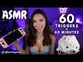 Asmr  60 triggers in 60 minutes scratching tapping mouth sounds and more