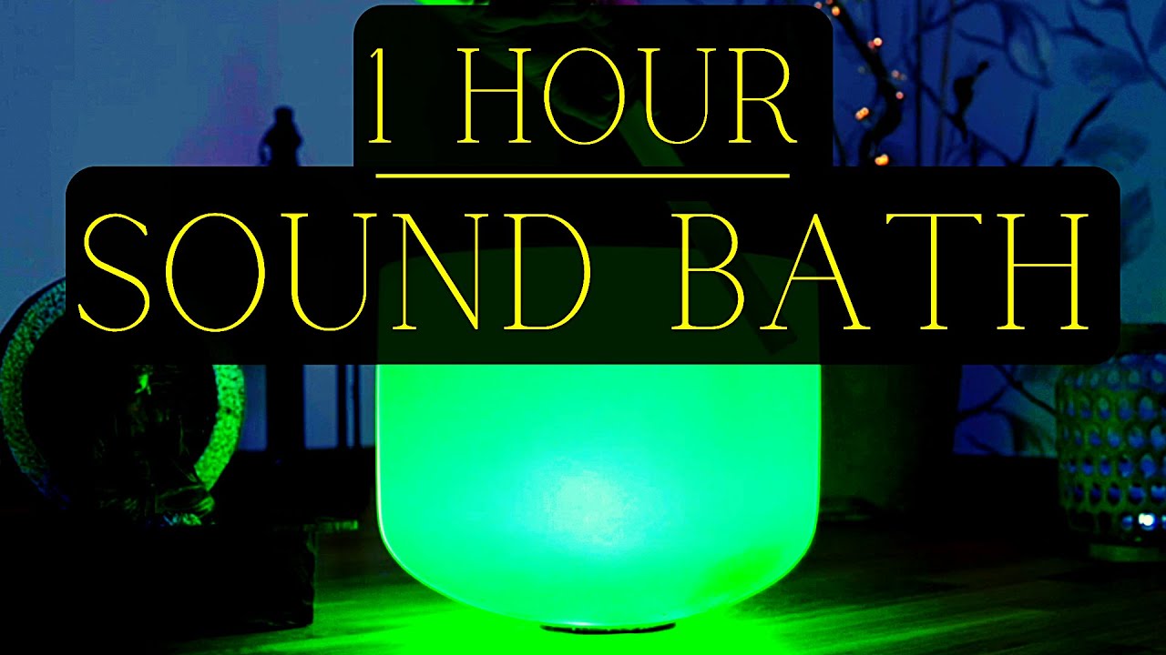 432Hz l 1 Hour Sound Bath l Crystal Singing Bowl - YouTube