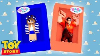WRECK IT RALPH JOINS THE TOYSTORE! w/Little Carly (Minecraft Toystore).