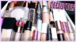 Makeup Collection Declutter #1 - Foundations, Blush + More | April 2021