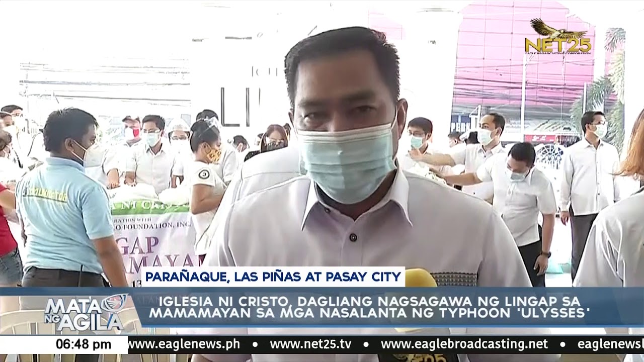 Iglesia Ni Cristo, dagliang nagsagawa ng Lingap sa Mamamayan sa mga nasalanta ng Typhoon Ulysses