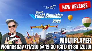 *DELAYED* LIVE | Microsoft Flight Simulator 2024 Newly Released | Inaugural Flight | Real GA Pilot