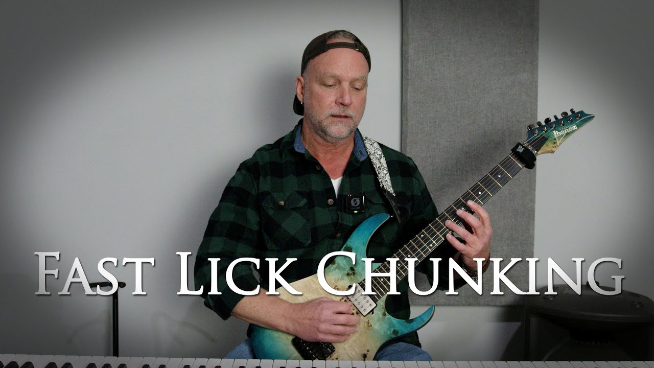 Play Your Fast Licks at Speed...Learn Them By Chunking - YouTube