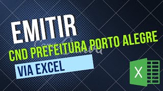 Planilha Excel Consulta Cnd Prefeitura De Porto Alegre