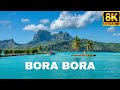 BORA BORA, French Polynesia in 8K ULTRA HD 60 FPS. Collection of Aerial Footage