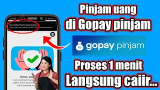 Cara Pinjam Uang di Gopay Pinjam Terbaru | Dana Langsung Cair ke Rekening‼️ || Aplikasi Gopay