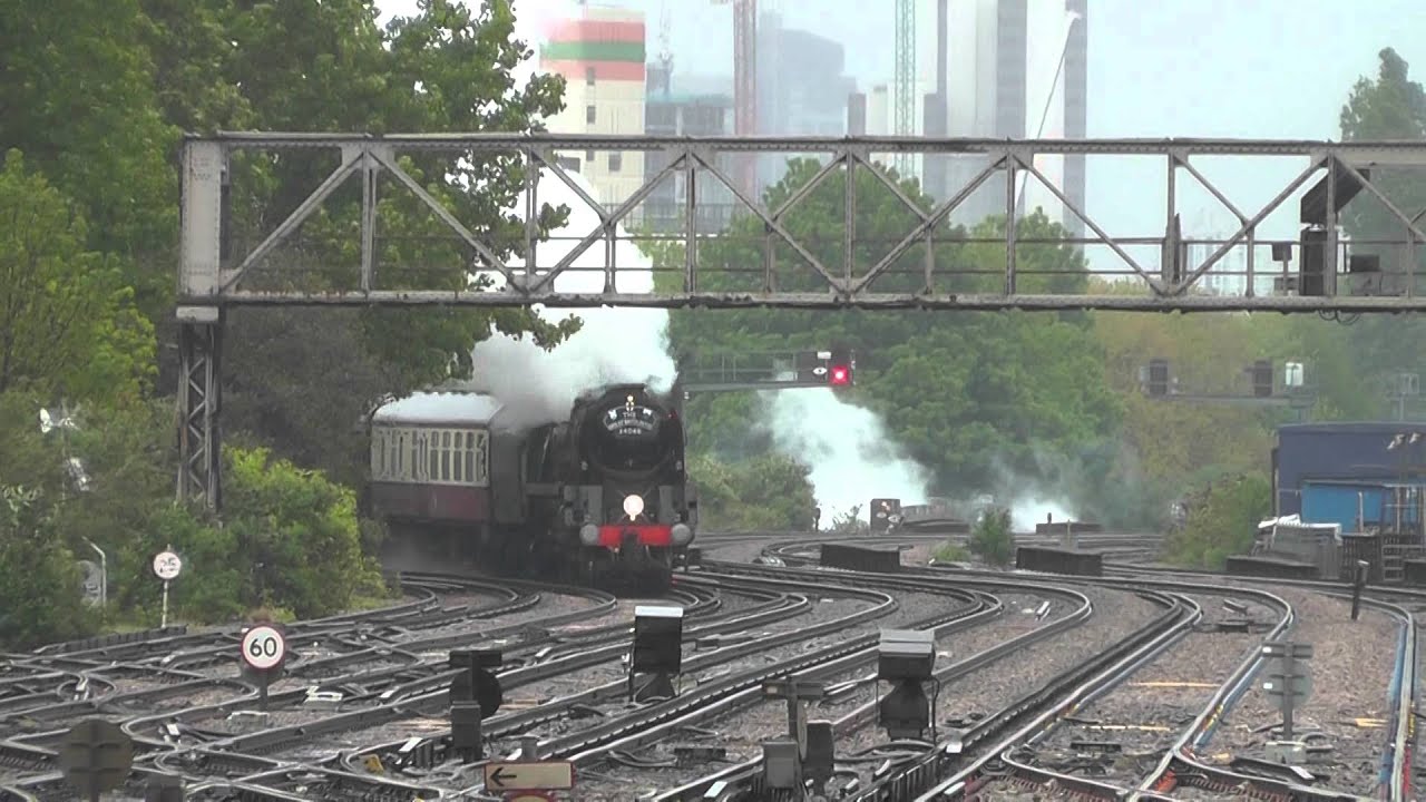 'The Great Britain VII' Railtour Day 1 (1Z82) SR Pacific No. 34046 'Braunton' - 26th April 2014