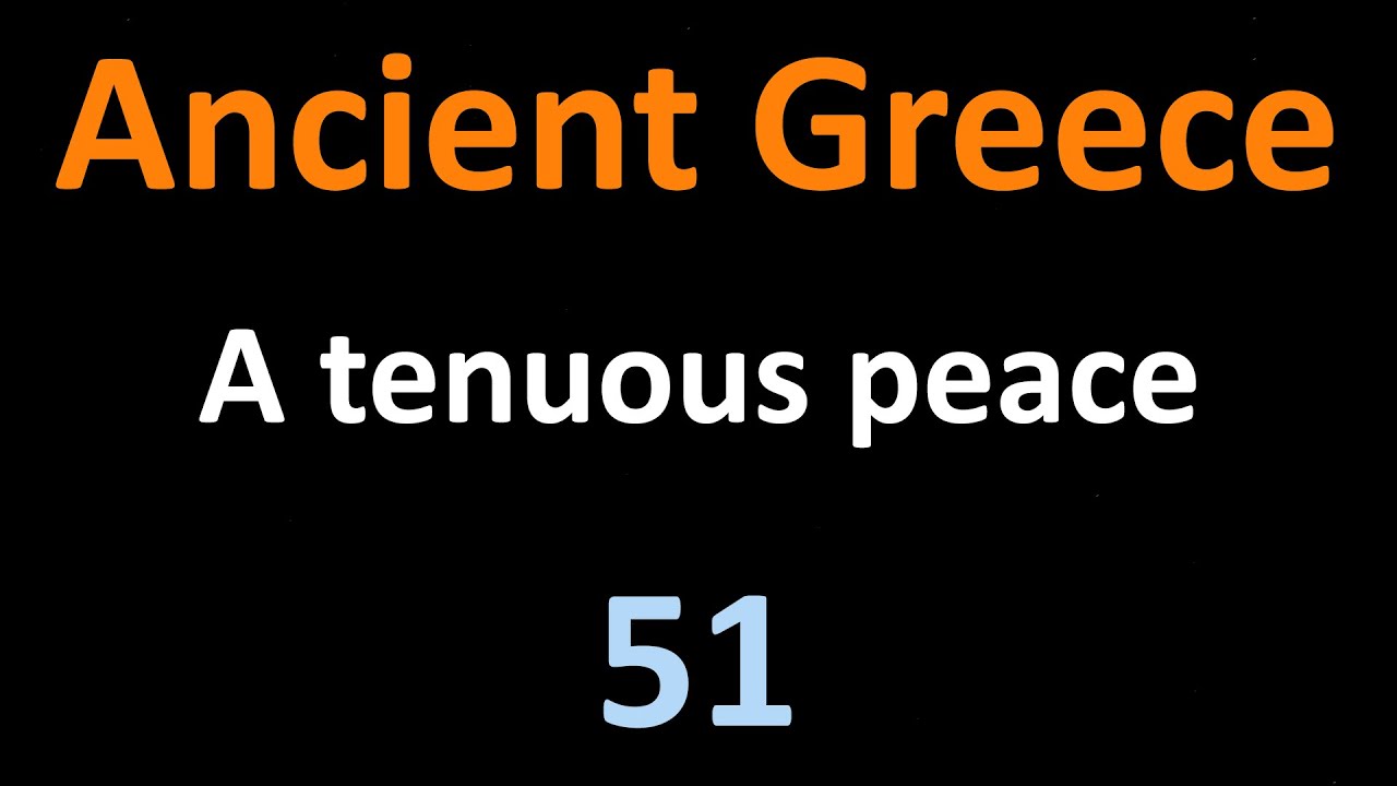 Ancient Greek History - A tenuous peace between Athens and Macedon - 51