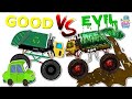 Good Vs Evil | Garbage Truck | Stre