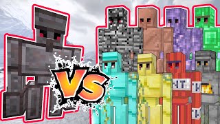 NETHER GOLEM VS ALL GOLEMS FROM MINECRAFT