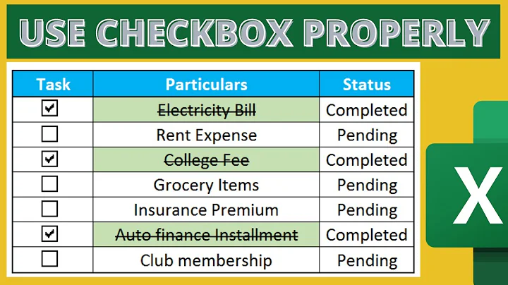 Master Excel Checkboxes: Enhance Your Data with Strike Through