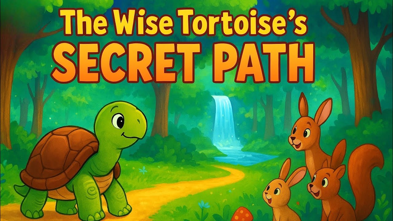  “Timo 🐢 and the Magical Secret Path to the Crystal Waterfall 🌈 | A Wise Tortoise Adventure Story” 🌟