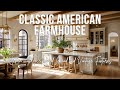 Classic American Farmhouse Kitchen with Reclaimed Wood and Vintage Fixtures