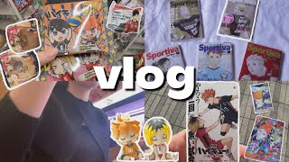 【vlog】祭りだ！映画だ！貢がなきゃ🍊｜ハイキュー!!｜ファミマ｜ムビチケ｜アニメイト｜くら寿司｜開封動画｜オタ活