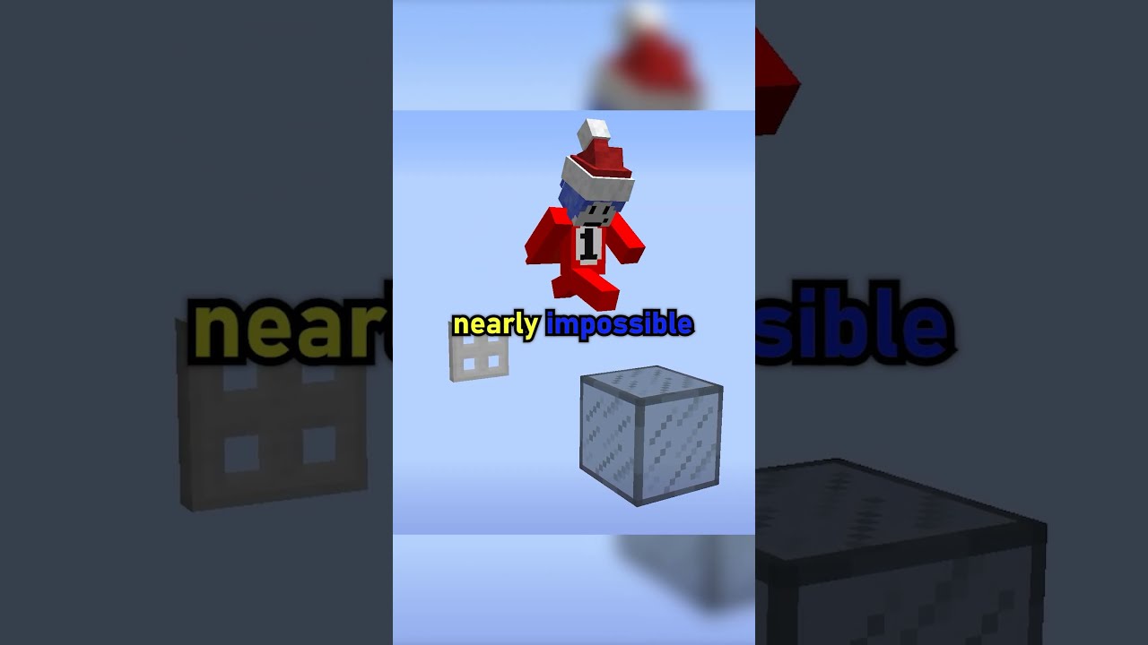 Minecraft S ACTUAL Hardest Jump 