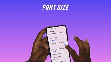 Samsung Galaxy A35 How to increase font size or text size | GSMAN ASHIQUE |