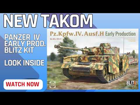 New The Takom 1/35 Blitz Panzer IV Ausf H