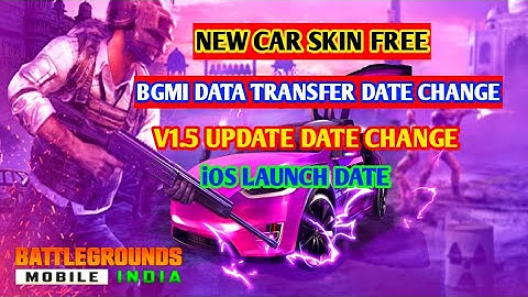UPDATE 1.5 DELAYED , BGMI IOS LAUNCH AND NEW DATA TRANSFER NOTICE ( BATTLEGROUNDS MOBILE INDIA )