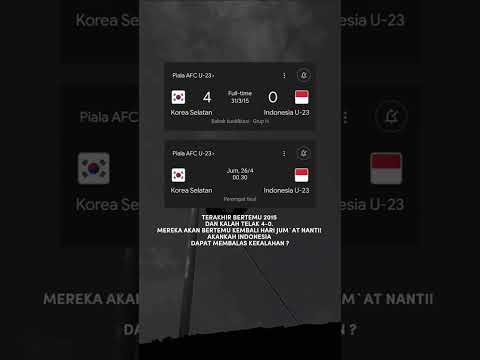 9 tahun berlalu, AFC U23 Indonesia vs Korsel #indonesia #timnasindonesia #u23afccup #koreaselatan